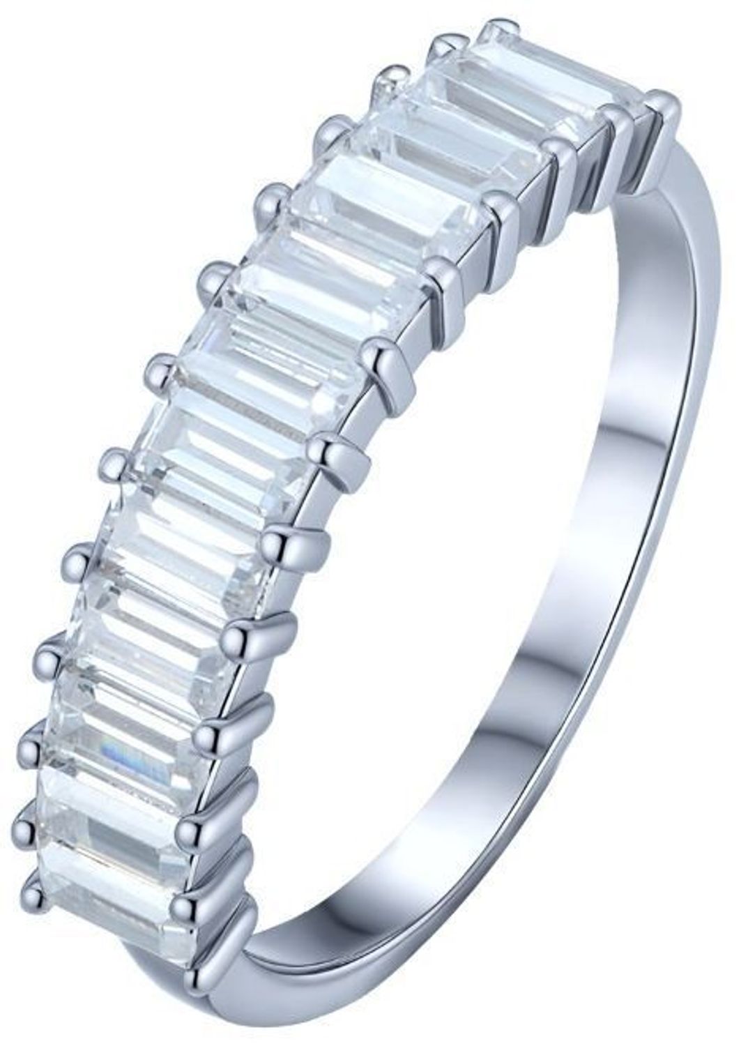 Elegancki pierścień srebrny marki MINET z białymi cyrkoniami. Wykonany z rodowanego srebra próby 925, idealny na co dzień i wyjątkowe okazje. Sprawdź dostępne rozmiary!1.jpg