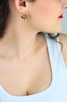 MINET Kolczyki pozłacane z falbanką Ag 925 (2).jpg