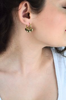 MINET Kolczyki pozłacane z falbanką Ag 925 (3).jpg