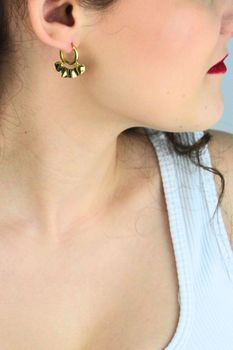 MINET Kolczyki pozłacane z falbanką Ag 925 (4).jpg