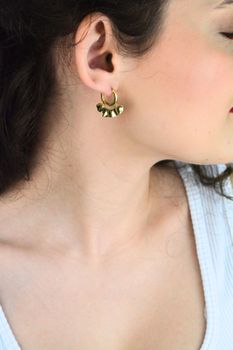 MINET Kolczyki pozłacane z falbanką Ag 925 (5).jpg