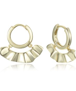 MINET Kolczyki pozłacane z falbanką Ag 925.jpg