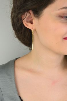 Srebrne pozłacane kolczyki wiszące z łańcuszkiem i patyczkami  Ag 925 (1).jpg