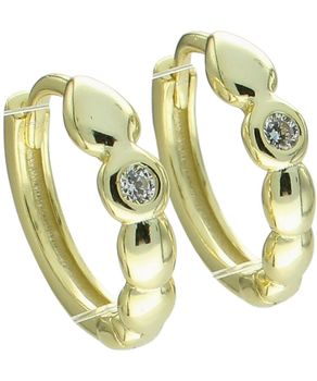 MINET Kolczyki pozłacane Ag 925 Kółeczka z cyrkonią Ag.jpg