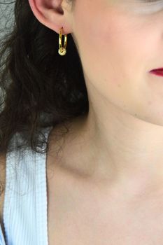 MINET Kolczyki pozłacane Ag 925 kółka z kulką z cyrkoniami (2).jpg