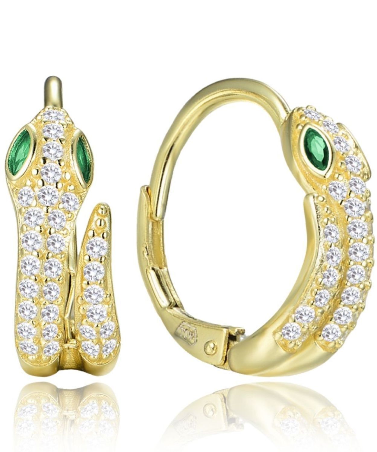 MINET Kolczyki pozłacane z motywem węża Ag 925.jpg