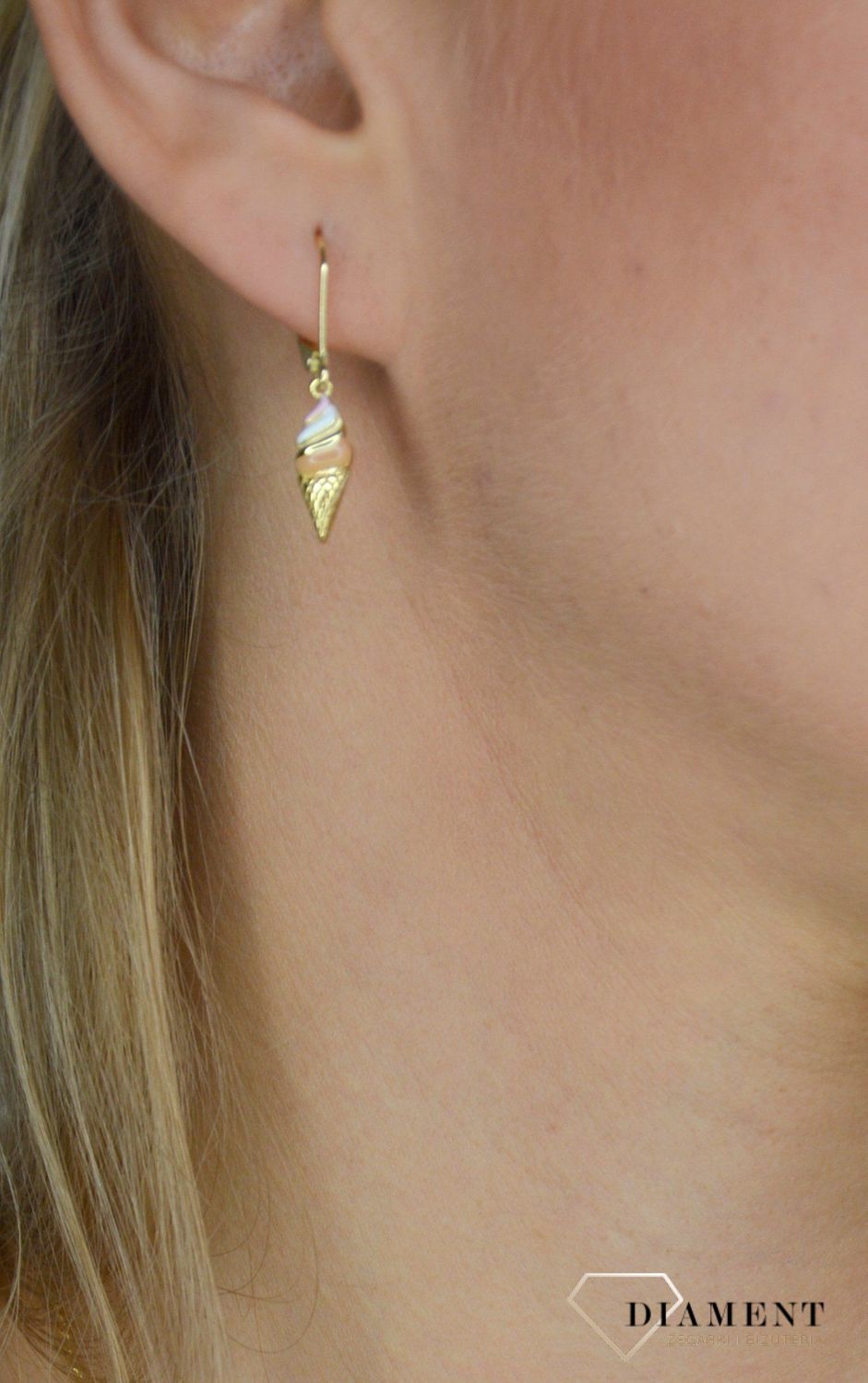 Kolczyki srebro pozłacane lody JMAS8020GE00.jpg