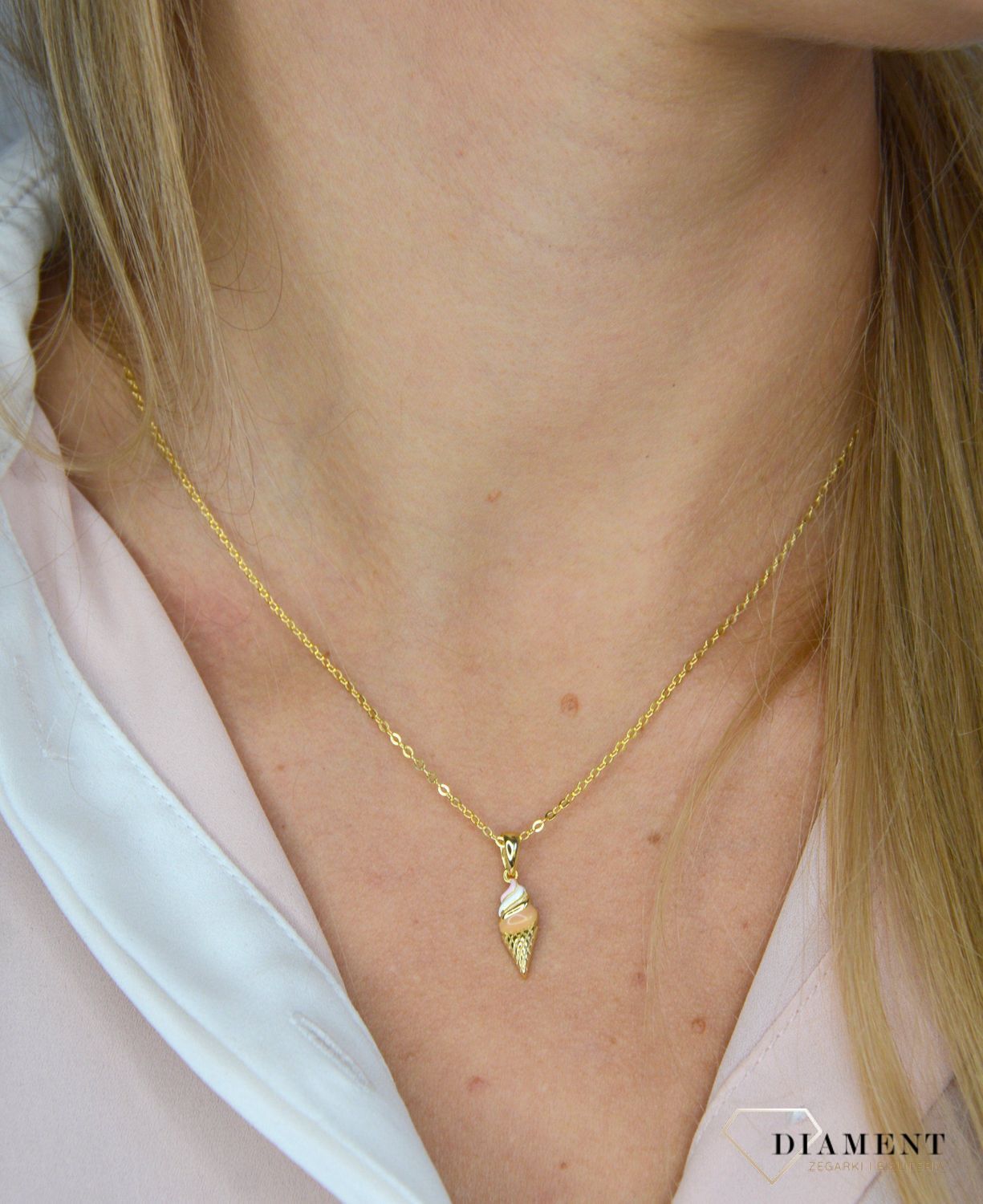 Srebrny naszyjnik lody JMAS8020GN45.jpg