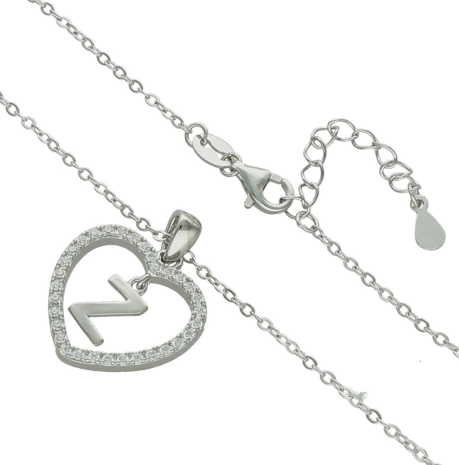 Srebrny naszyjnik damski 925 literka Z w sercu z cyrkoniami JMAS900ZSN. Srebrny naszyjnik damski. Naszyjnik srebrny z cyrkoniami. Naszyjnik z literką w sercu. Naszyjnik z literką na prezent (2).jpg