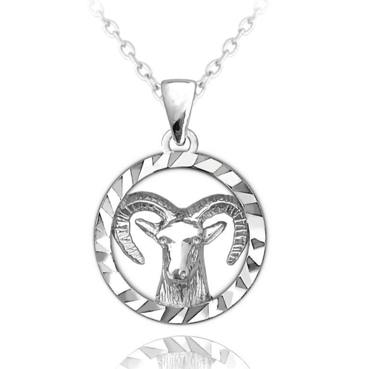 Naszyjnik srebrny znak zodiaku- Koziorożec JMAS9401SN45.jpg