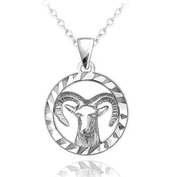 Naszyjnik srebrny znak zodiaku- Koziorożec JMAS9401SN45.jpg