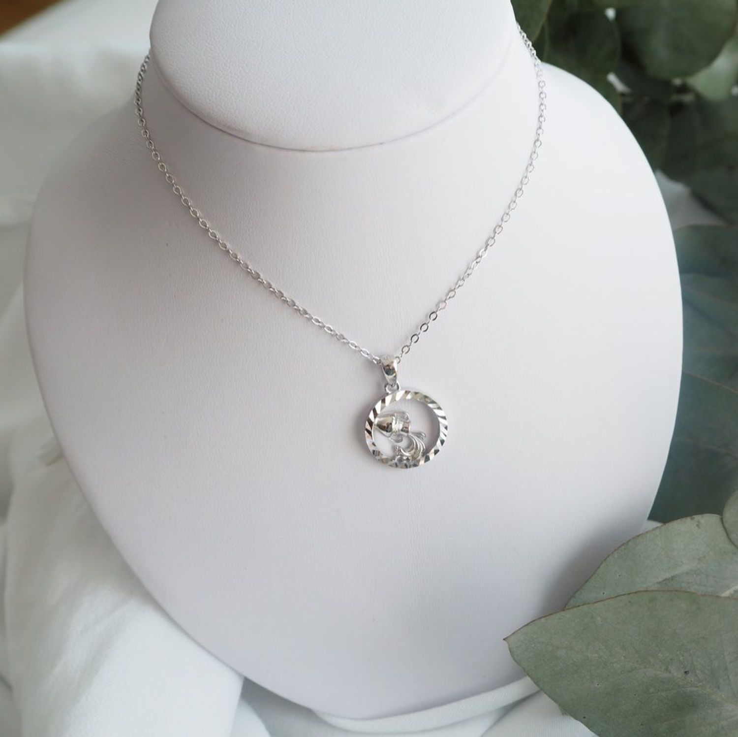 Naszyjnik srebrny znak zodiaku- WODNIK JMAS9402SN45.jpg