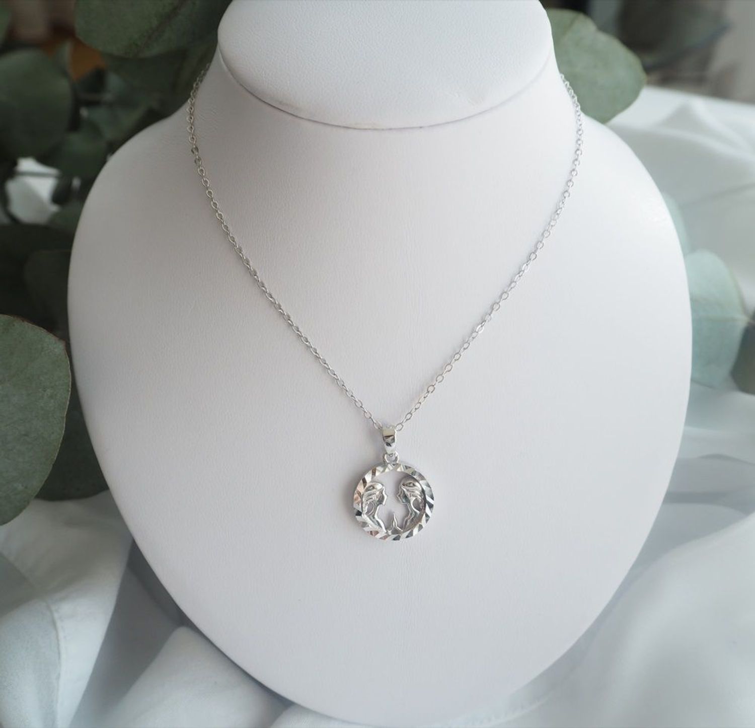 Naszyjnik srebrny znak zodiaku- BLIŹNIĘTA JMAS9406SN45.jpg