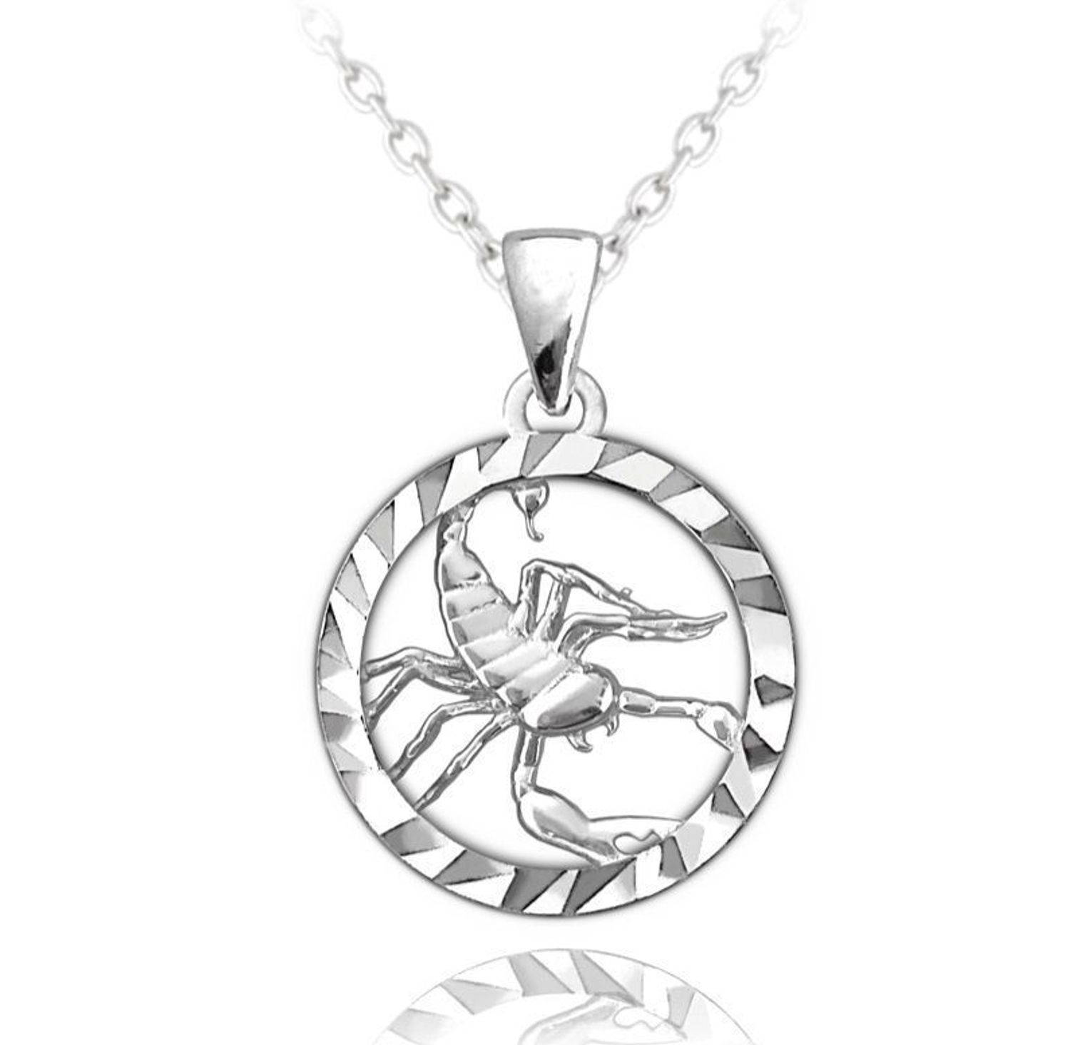 Naszyjnik srebrny znak zodiaku- SKORPION JMAS9411SN45.jpg