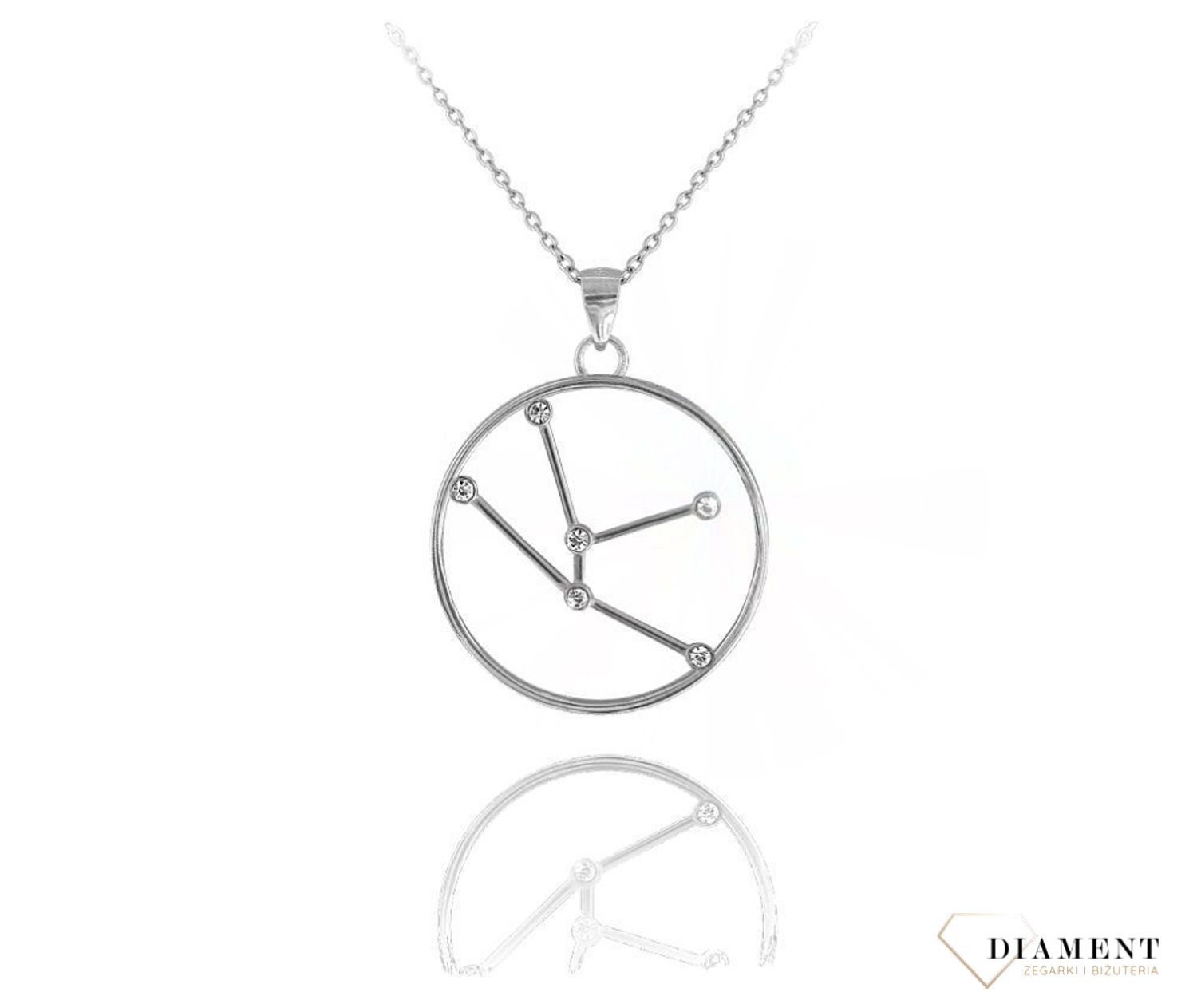 Srebrny naszyjnik znak zodiaku byk JMAS9505SN45.jpg
