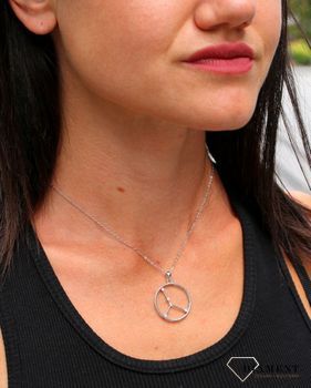 Srebrny naszyjnik znak zodiaku rak JMAS9507SN45. Prawdziwe srebro. Naszyjnik srebrny rodowany rak. Znak zodiaku rak (1).JPG
