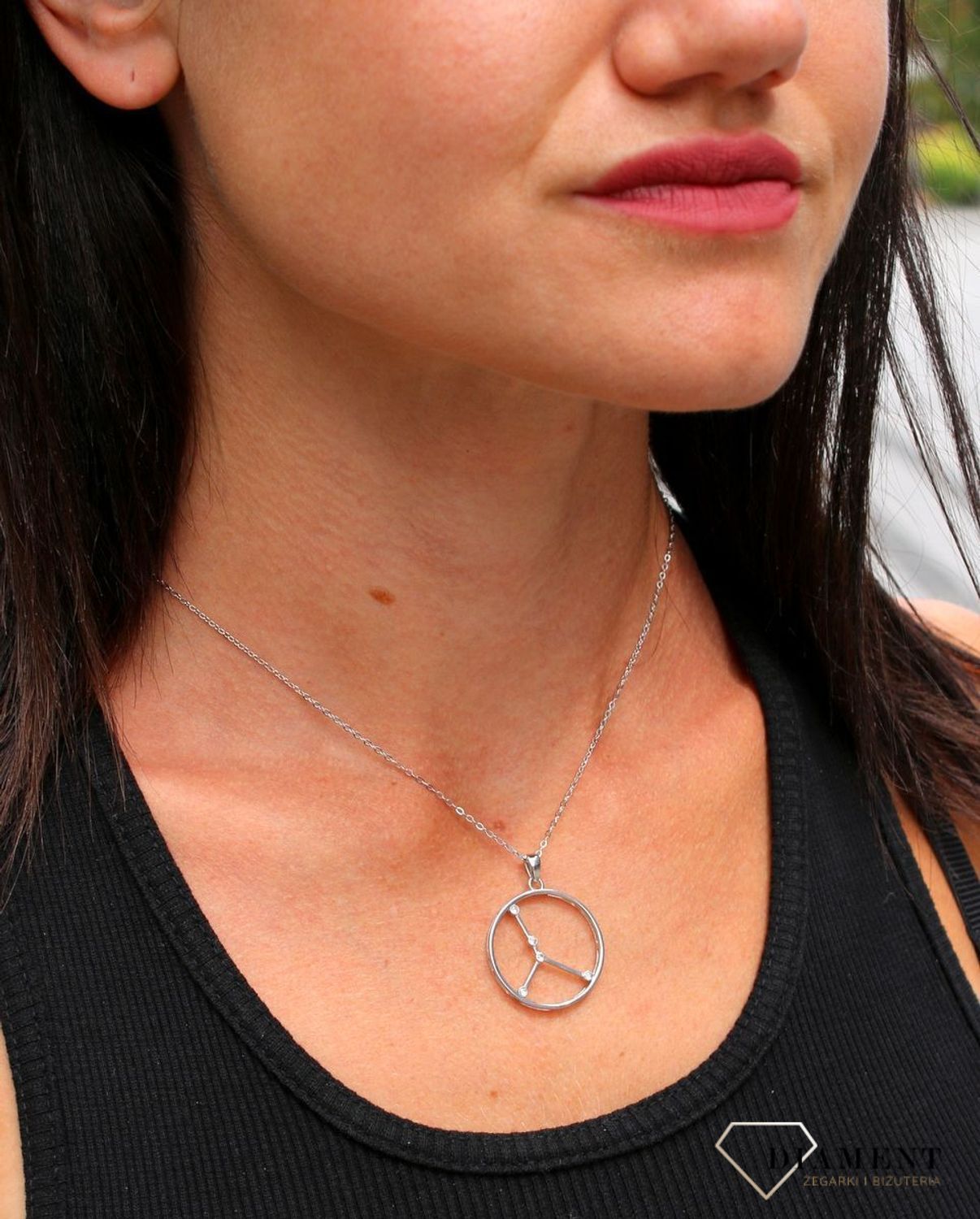 Srebrny naszyjnik znak zodiaku rak JMAS9507SN45.  (2).jpg