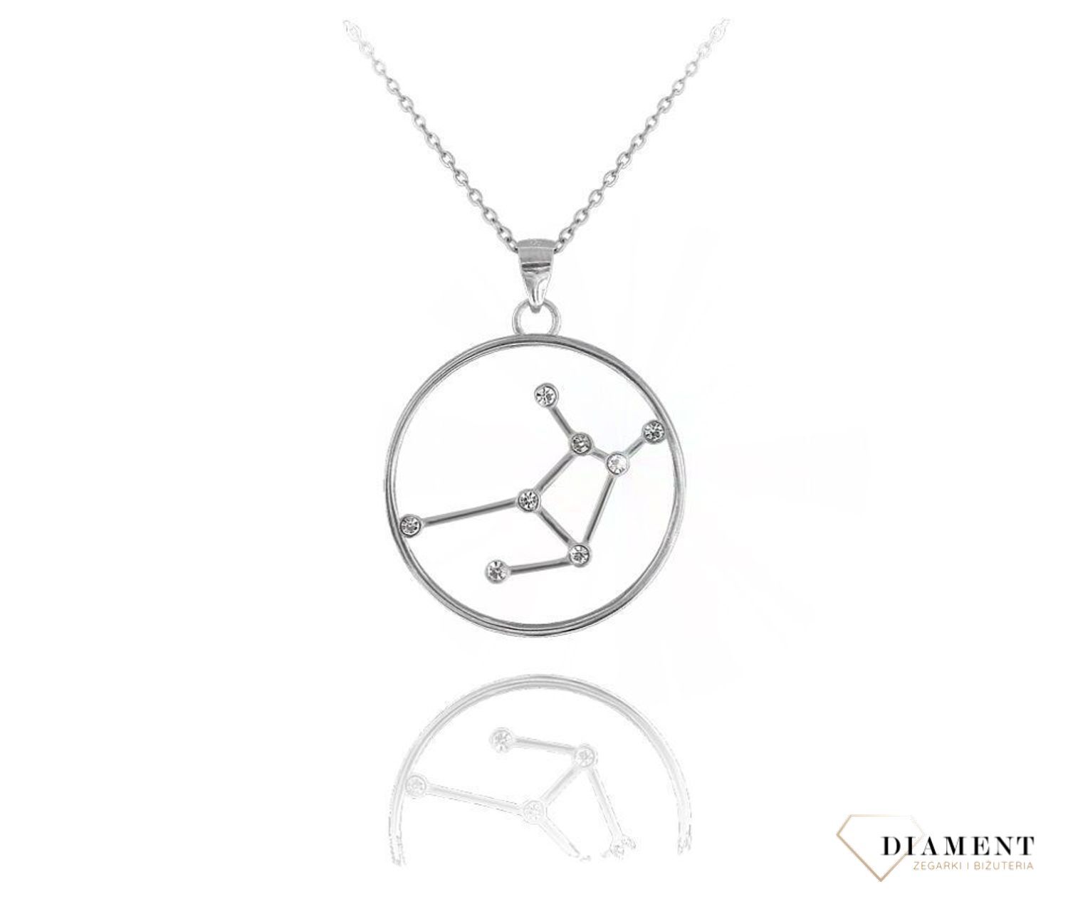 Srebrny naszyjnik znak zodiaku Panna JMAS9509SN45 (1).jpg