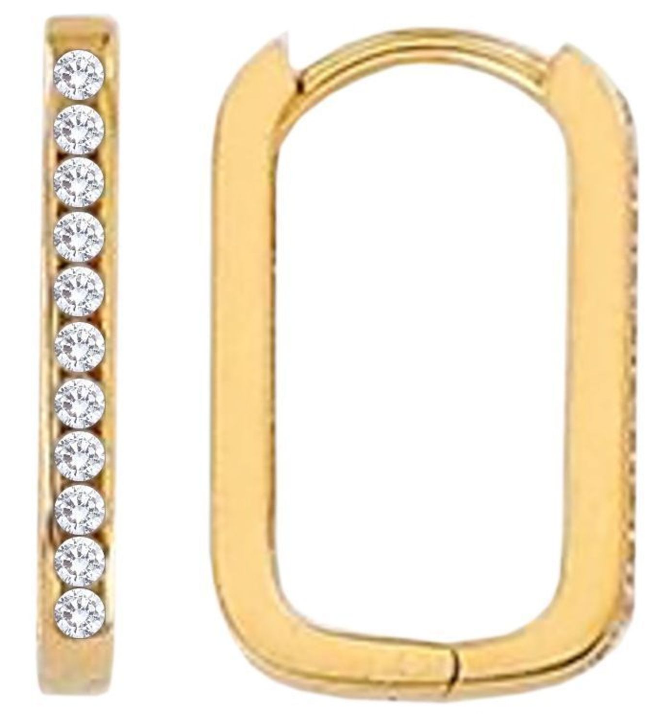 Zachwyć się blaskiem! Kolczyki MINET z 14-karatowego złota (Au 585) z białymi cyrkoniami. Lekka elegancja, idealna na każdą okazję. Sprawdź teraz!1.jpg