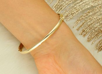 Złota bransoletka damska z cyrkoniami  Au 585  7,85 g  17 cm tył brans.jpg