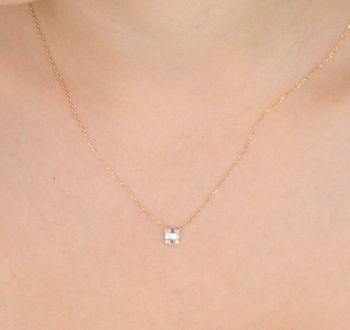 Złoty naszyjnik JN1656Y z 10 diamentami GHSI 0,15ct. Próba 585, waga 1,20 g, długość 45 cm. Elegancja z geometrycznym akcentem – idealny na prezent (5).JPG