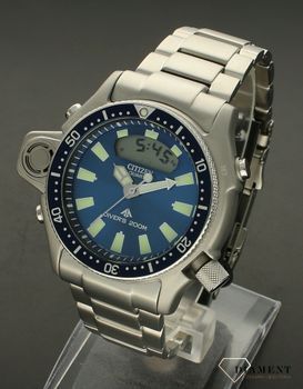 Zegarek męski Citizen Promaster Aqualand Diver's 200 m JP2000-67L. Promaster Aqualand to czasomierz zaprojektowany w taki sposób, aby umożliwić swojemu użytkownikowi dotarc  (4).jpg