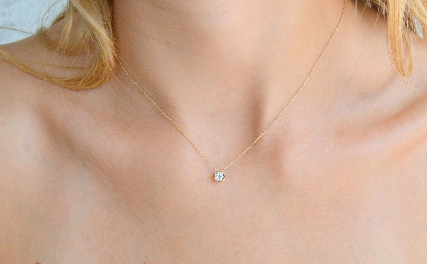 Naszyjnik złoty Jeden Diament 585 JP6357Y (3).jpg