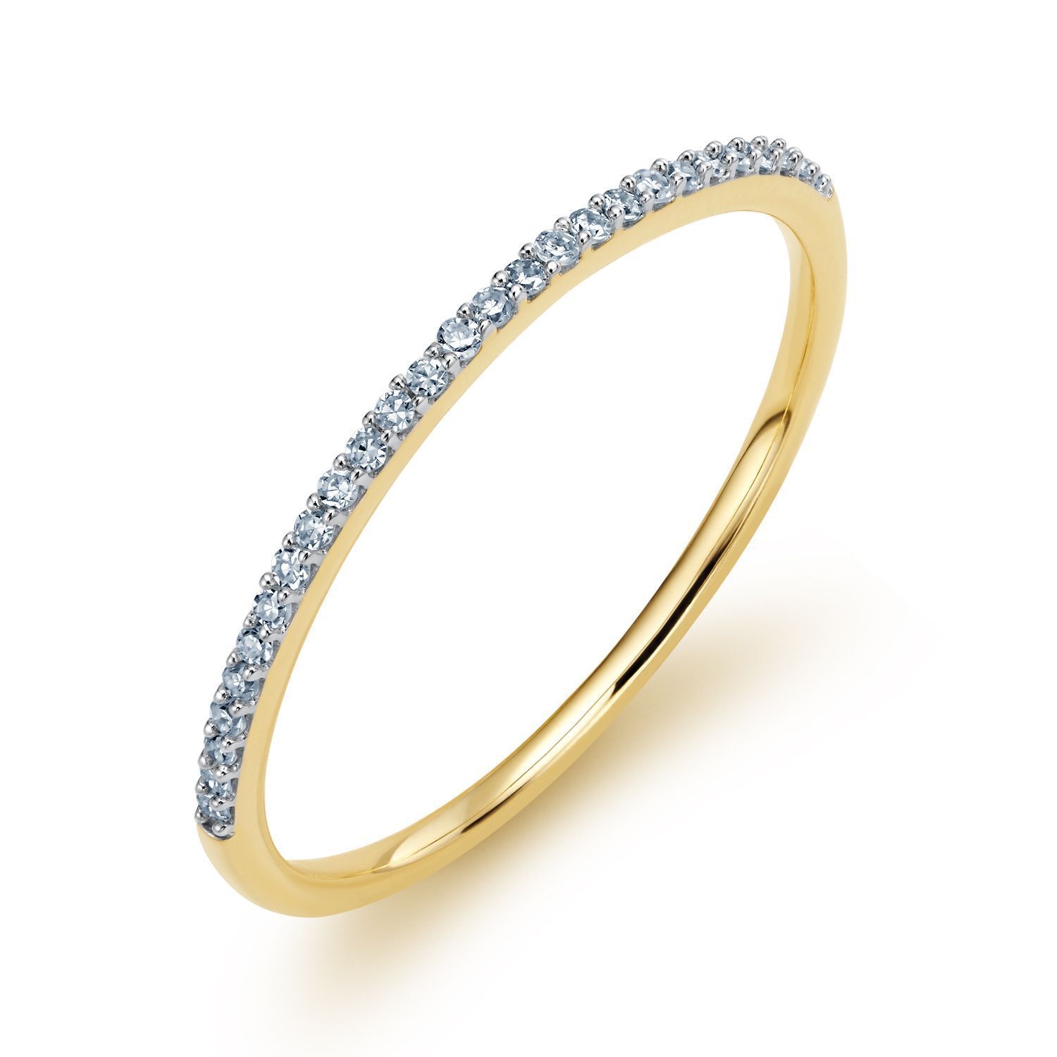 Damski pierścionek złoty 585 Delikatna obrączka z 27 Diamentami 0.08 ct JR10429Y  Pierścionek z żółtego 14 karatowego złota z Diamentami, idealny prezent dla każdej kobiety. Klasyka w idealnym wydaniu o rozmiarze 9.jpg