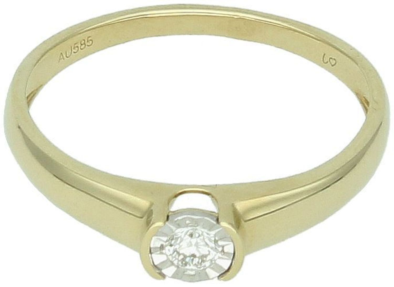 Złoty pierścionek z diamentem 0,10ct GHSI – JR18232Y.jpg