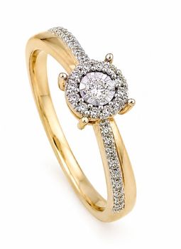 Pierścionek damski złoty 585 bogato wysadzany 31 Diamentami 0,20 ct JR20683Y rozmiar 18cz.jpg