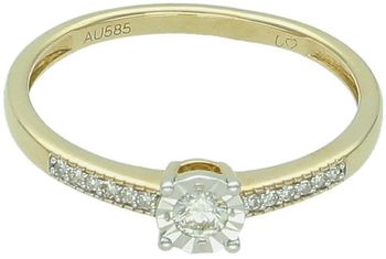 Złoty pierścionek z diamentami 0,13ct GHSI – JR30159Y, próba 585, rozmiar 13.jpg