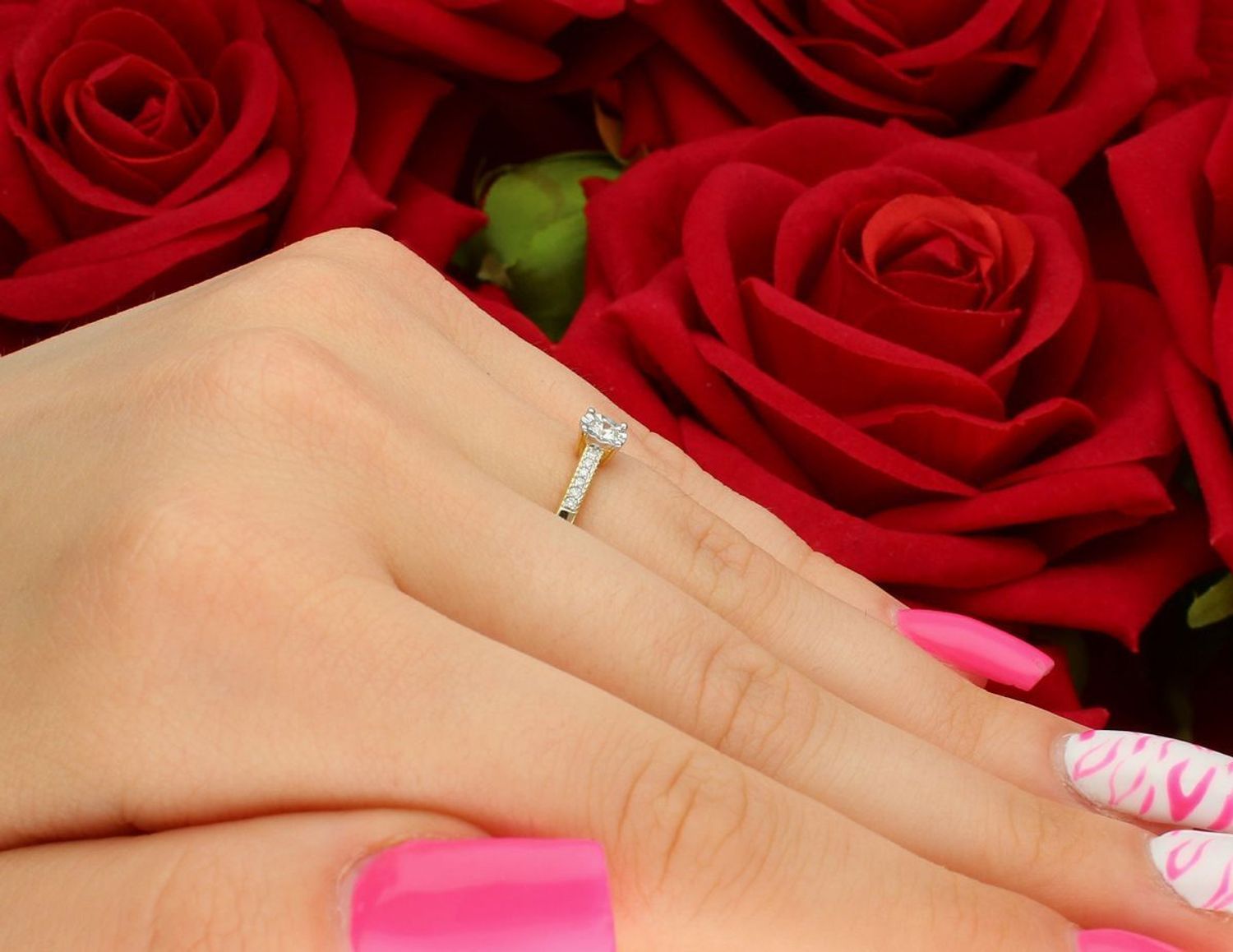 Złoty pierścionek z diamentami 0,13ct GHSI – JR30159Y, próba 585, rozmiar 13.jpg