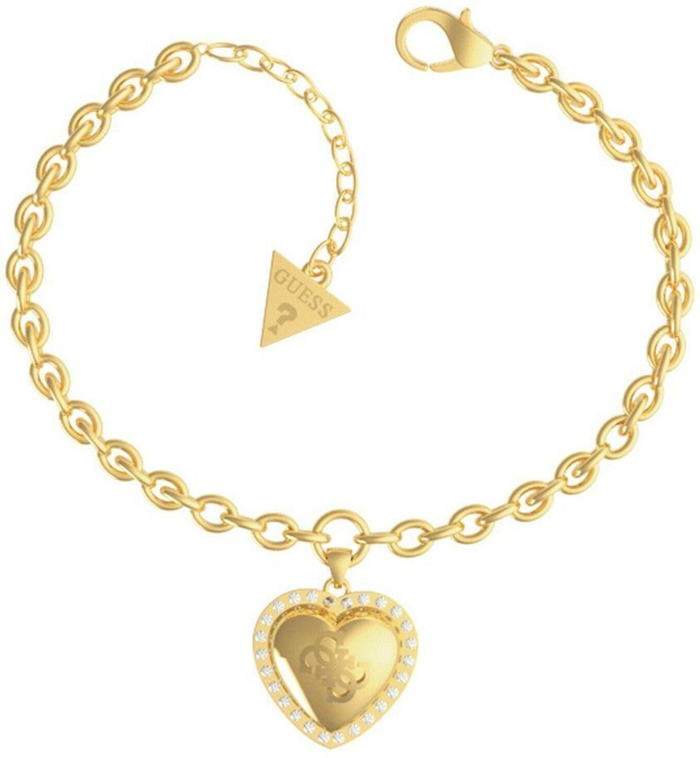 Bransoletka GUESS pozłacana z zawieszką serce z kryształkami UBB01077JWYGSc.jpg