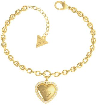 Bransoletka GUESS pozłacana z zawieszką serce z kryształkami UBB01077JWYGSc.jpg