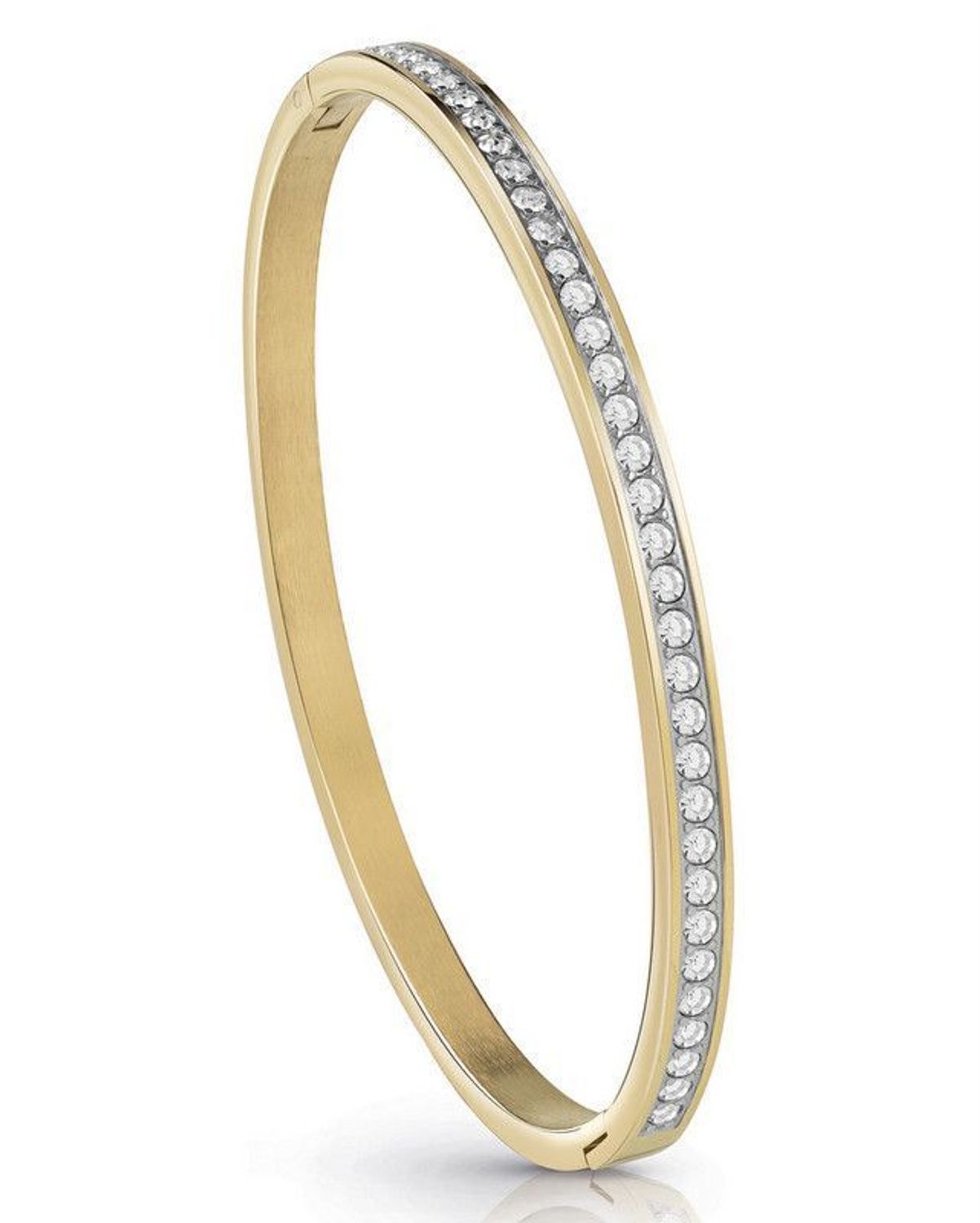 Bransoletka GUESS pozłacana sztywna z cyrkoniami JUBB02248JWYGL..jpg