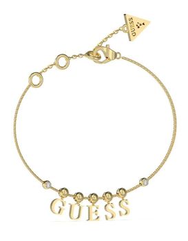 Bransoletka damska Guess Arm Party z logo JUBB04224JWYGS. Stalowa bransoletka Guess. Bransoletrka damska w złotym kolorze Guess. Modna bransoletka damska Guess z logo. Bransoletka damska Guess na prezent..jpg