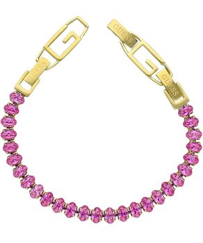 Guess JUBB05141JWYGFCT-U – Różowa Bransoletka Damska z Kryształami Stal Nierdzewna pink.jpg