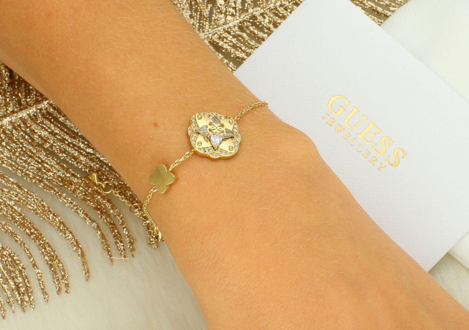 Damska bransoletka Guess Wild Flower JUBB05503JWYGS – stal szlachetna z cyrkonią.jpg
