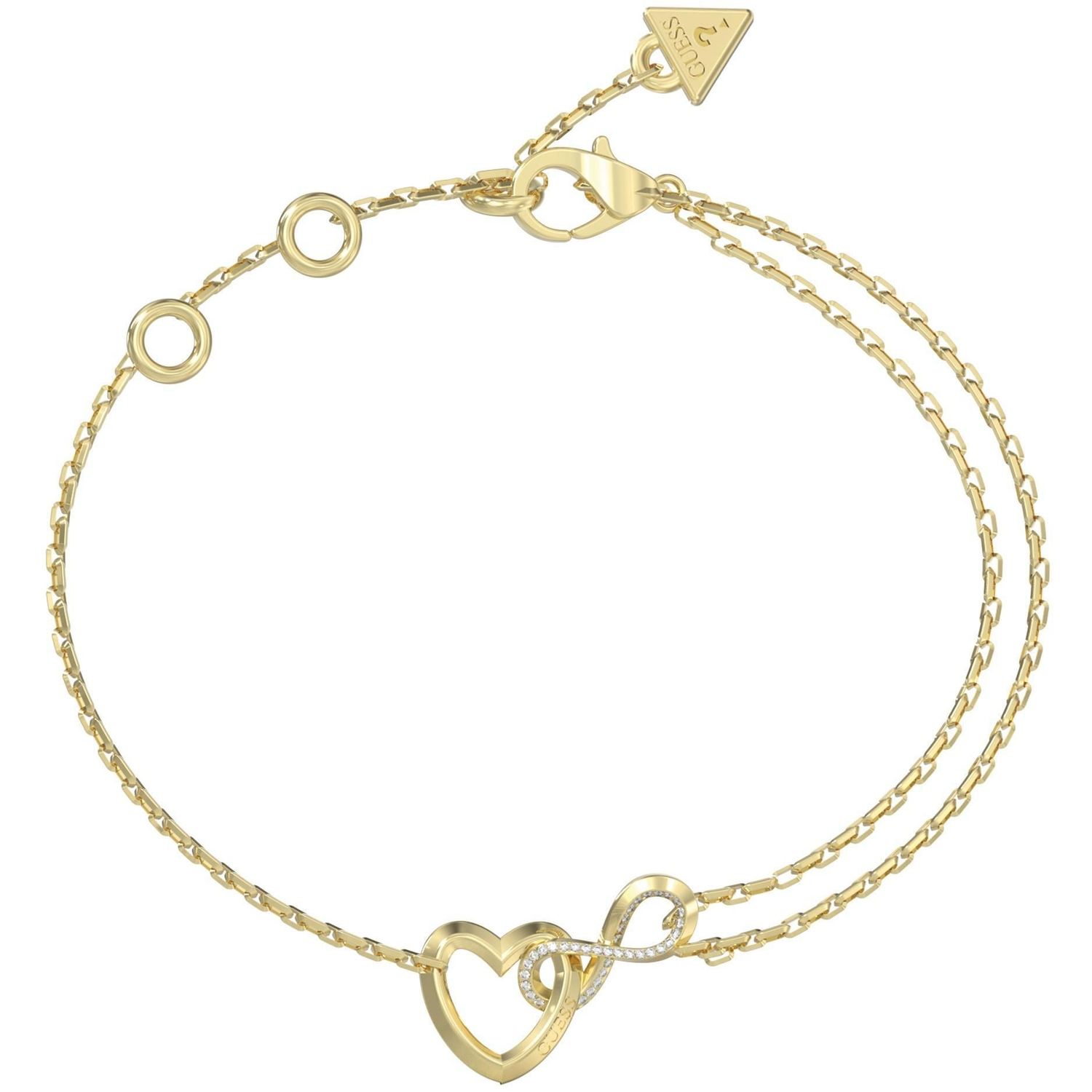 Damska Bransoletka Guess Iconique JUBB05531JWYGS – Serce i Nieskończoność z Cyrkonią.jpg