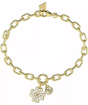 Bransoletka Guess damska JUBB06044JWYGS – stal nierdzewna, koniczynka, cyrkonie.jpg