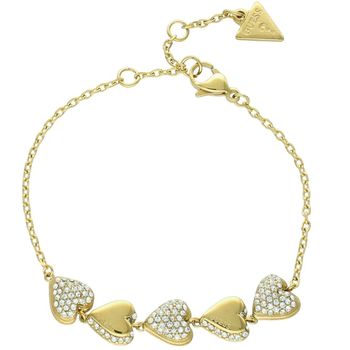 Damska Bransoletka GUESS JUBB06071JWYGS z 5 Sercami i Cyrkoniami – stal szlachetna.jpg