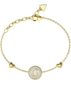 Bransoletka Guess Żółta z Literką G i Cyrkoniami – Regulowana 15–20 cm  JUBB06202JWYGS masa.jpg