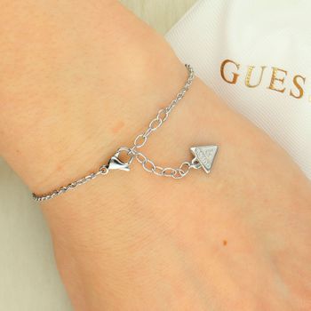 Bransoletka Guess JUBB06208JWRHS srebrna z cyrkoniami i literką G – regulowana 15-20 cm zapięcie.jpg