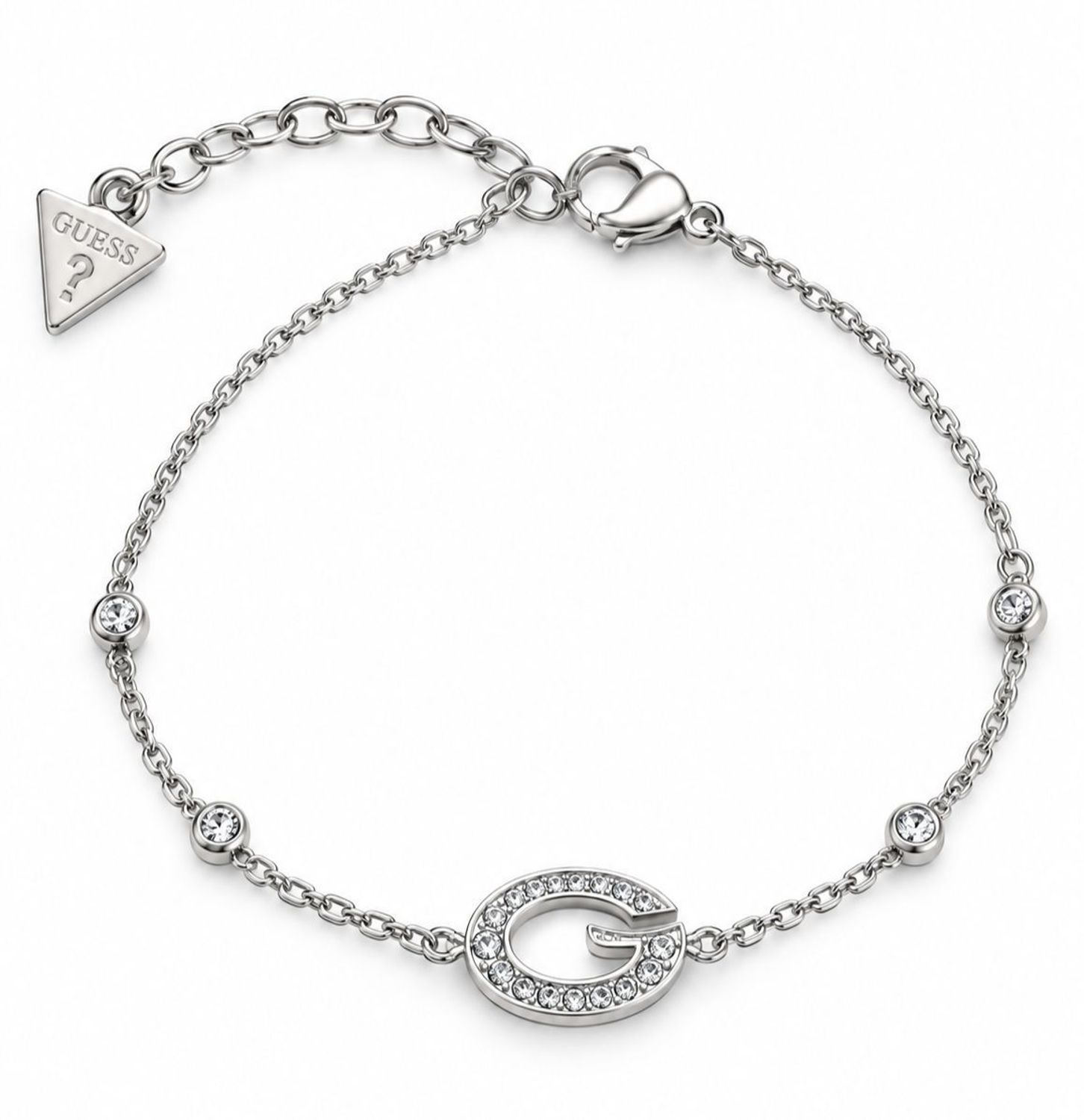 Bransoletka damska GUESS JUBB06337JWRHS srebrna z logo G i cyrkoniami (1).jpg