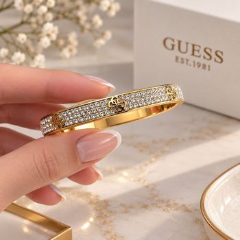 Bransoletka damska Guess 4G Supreme JUBB06401JWYGL – złota z kryształami 19 cm (1).jpg