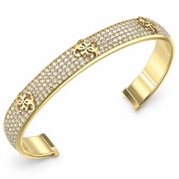 Bransoletka damska Guess 4G Supreme JUBB06401JWYGL – złota z kryształami 19 cm (2).jpg