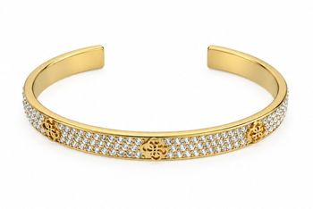 Bransoletka damska Guess 4G Supreme JUBB06401JWYGL – złota z kryształami 19 cm (3).jpg