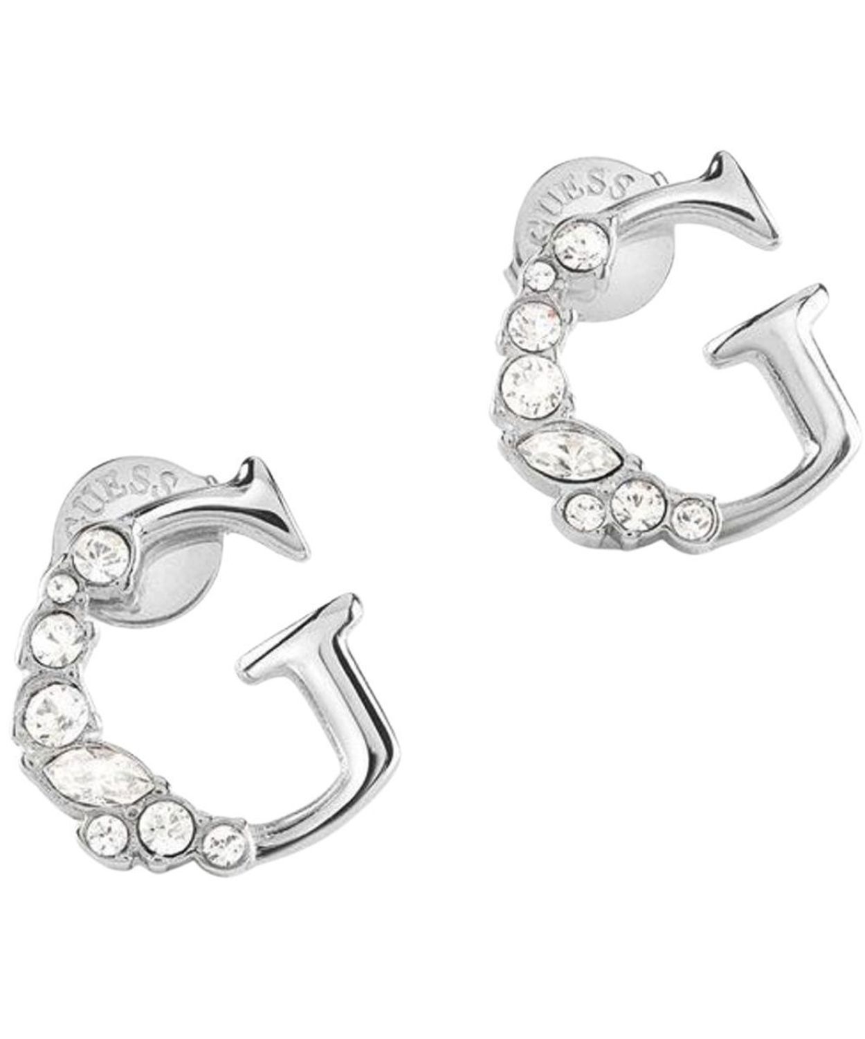 Duże kolczyki GUESS stalowe literka 'G' z kryształami 4 cm Gg.jpg