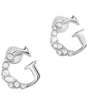 Duże kolczyki GUESS stalowe literka 'G' z kryształami 4 cm Gg.jpg