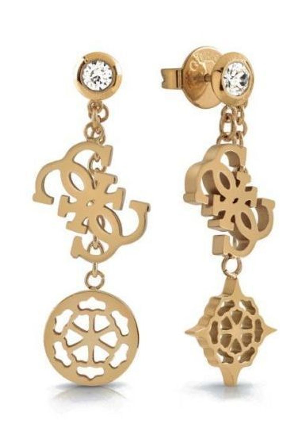 12Kolczyki złote damskie GUESS 'Wiszące logo' JUBE01177JWYGT.jpg